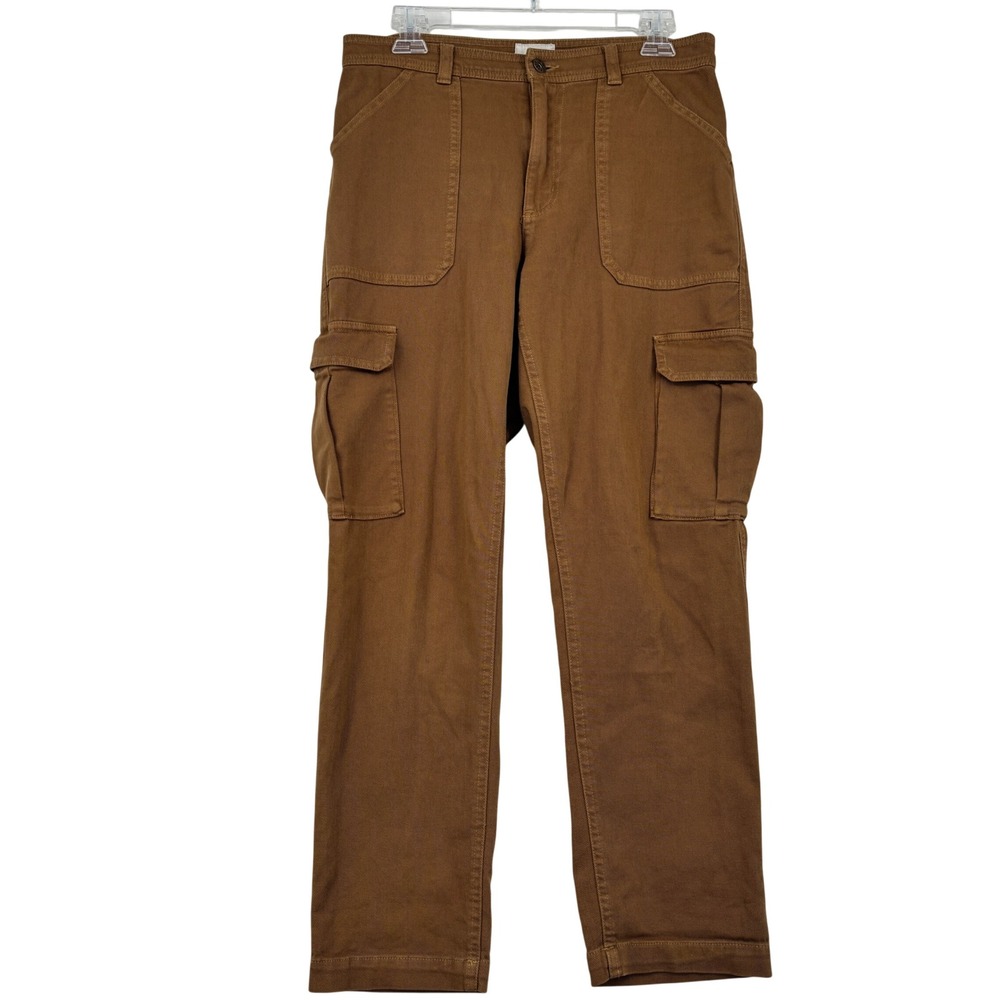 The North Face Cargo Pants Womens 6 Brown Utility Straight Leg Cotton Stretch